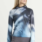 Bandit Women's Aura Grid Performance Hooded Performance Long in Storm Multi