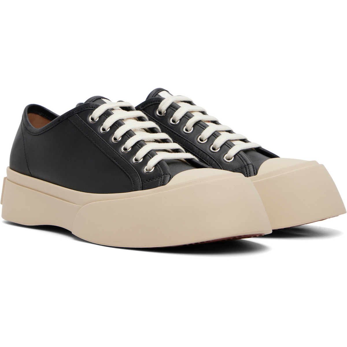 Marni Black Nappa Leather Pablo Sneakers
