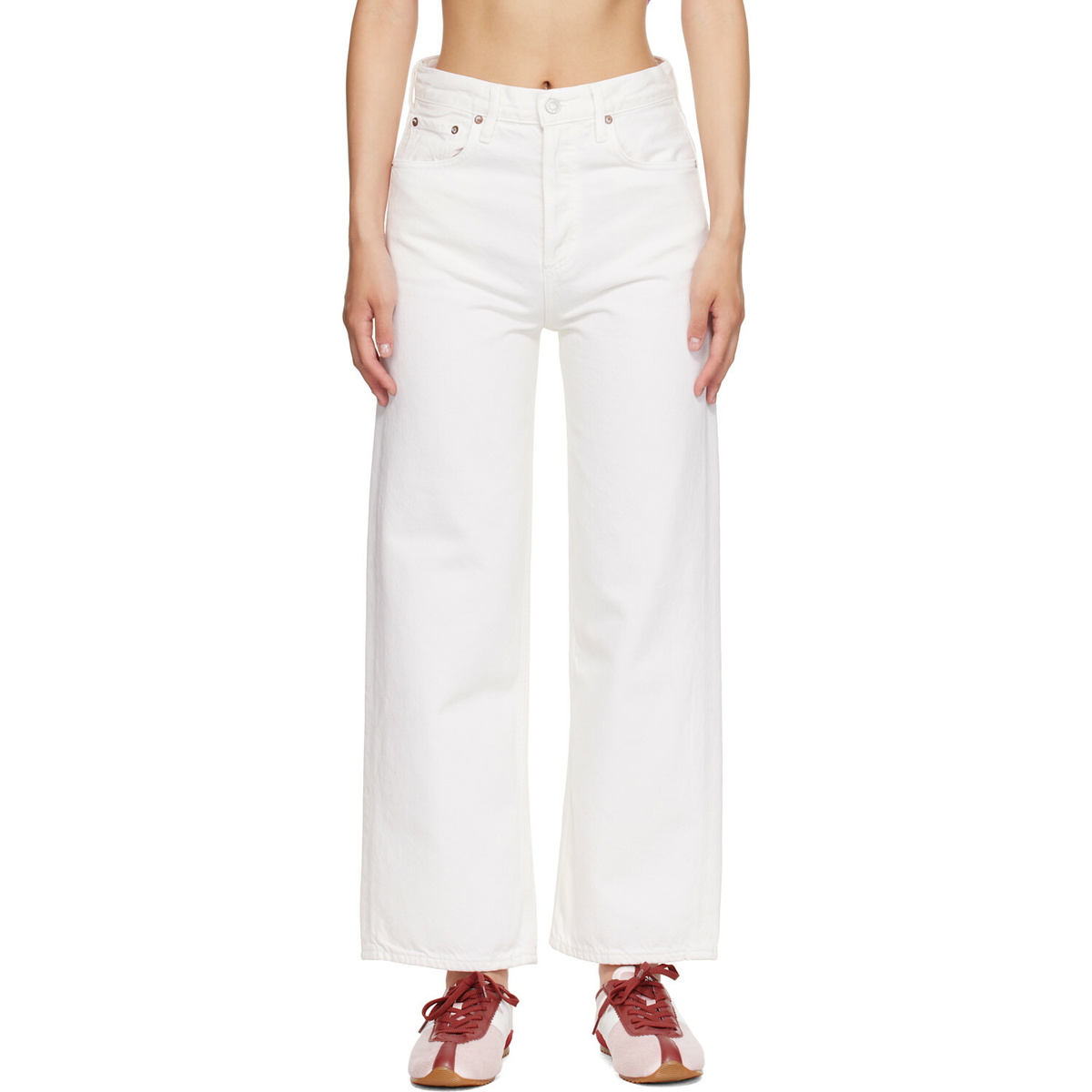 AGOLDE White Ren Jeans