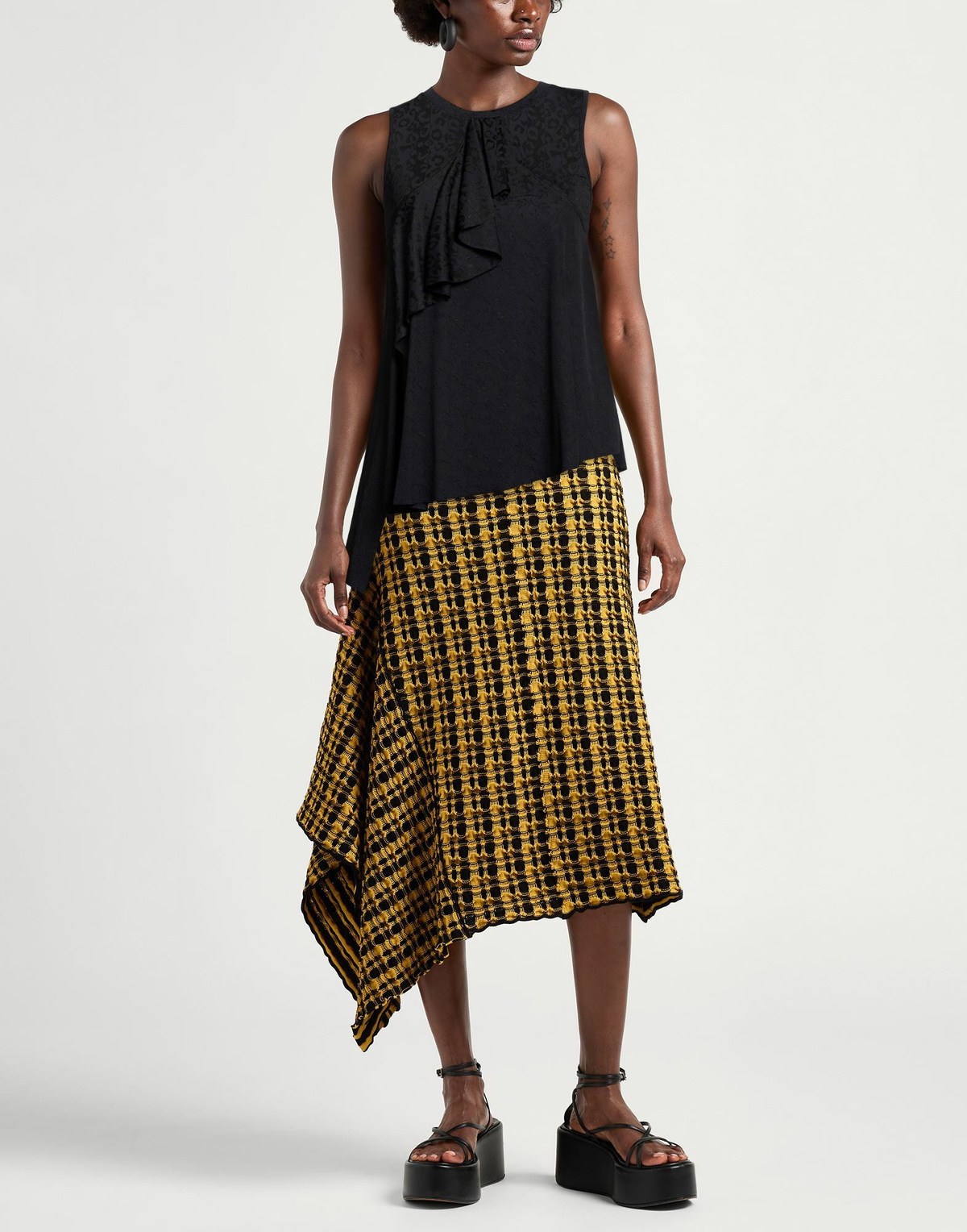 High Womens Top in Black