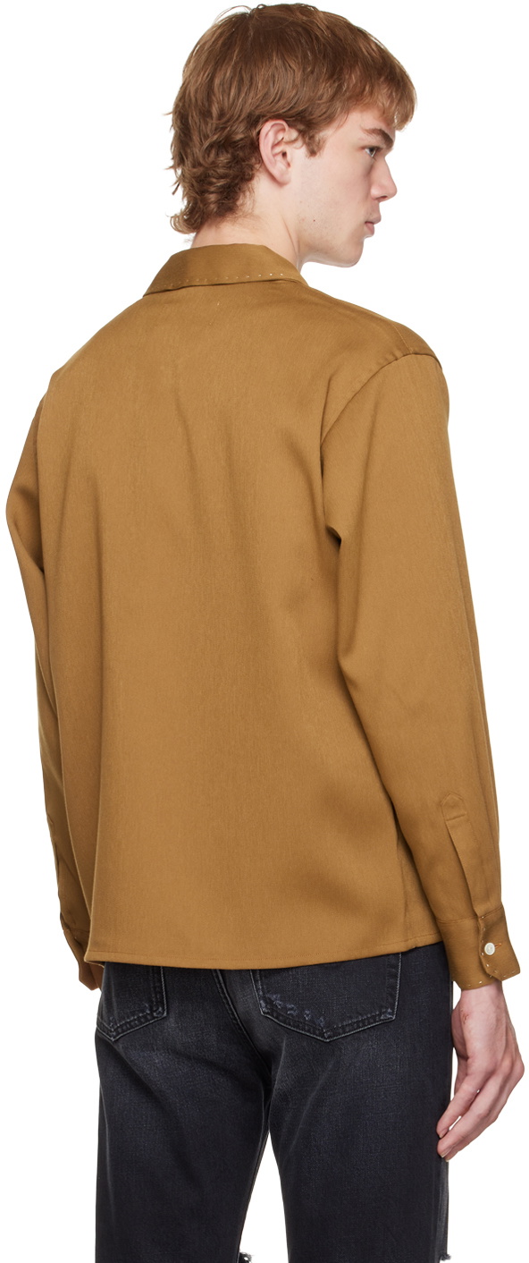 Second/Layer Brown Boulevard Shirt Second/Layer