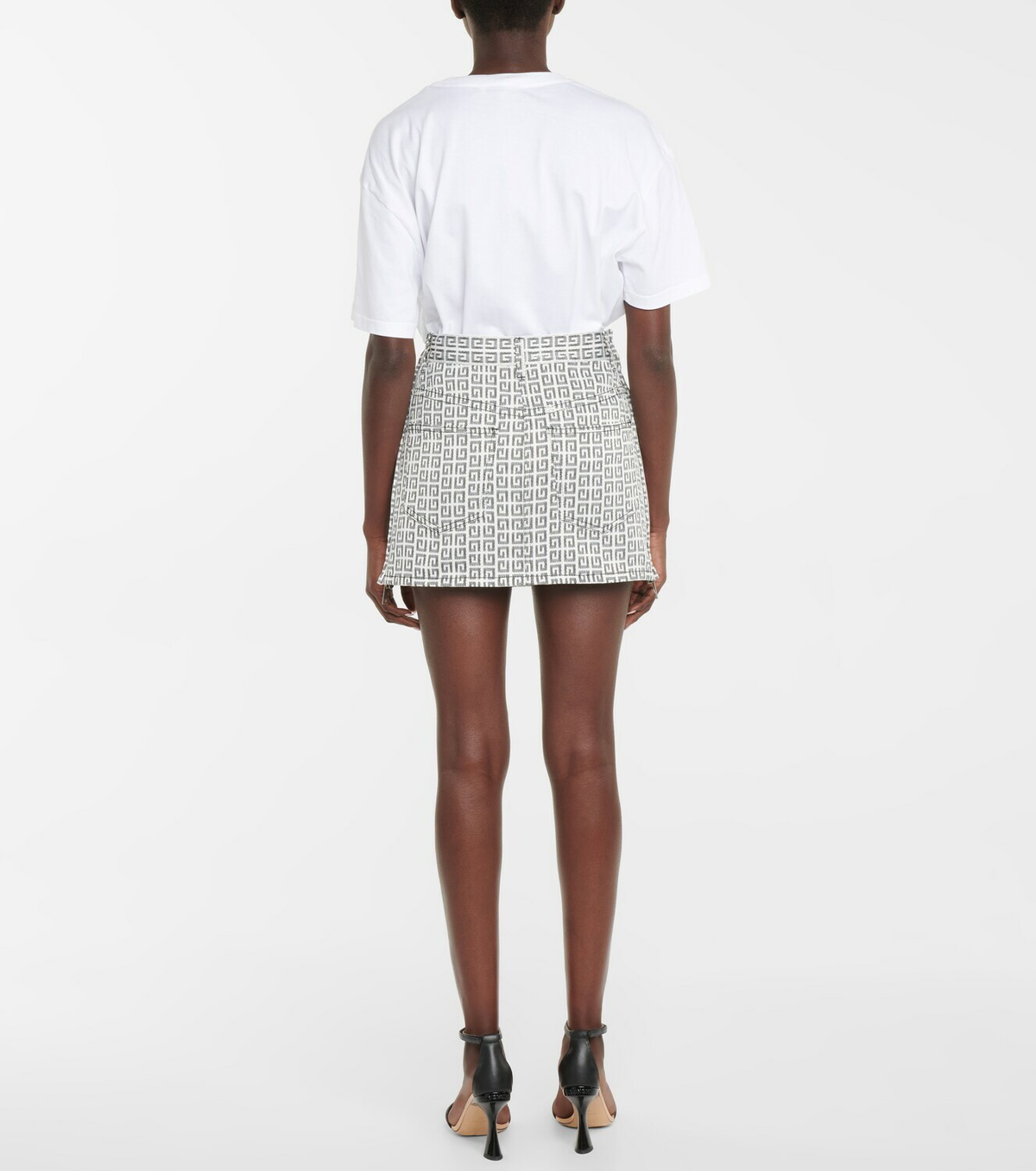 Givenchy - Logo jacquard miniskirt Givenchy