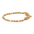 Emanuele Bicocchi Gold Rope and Chain Link Bracelet