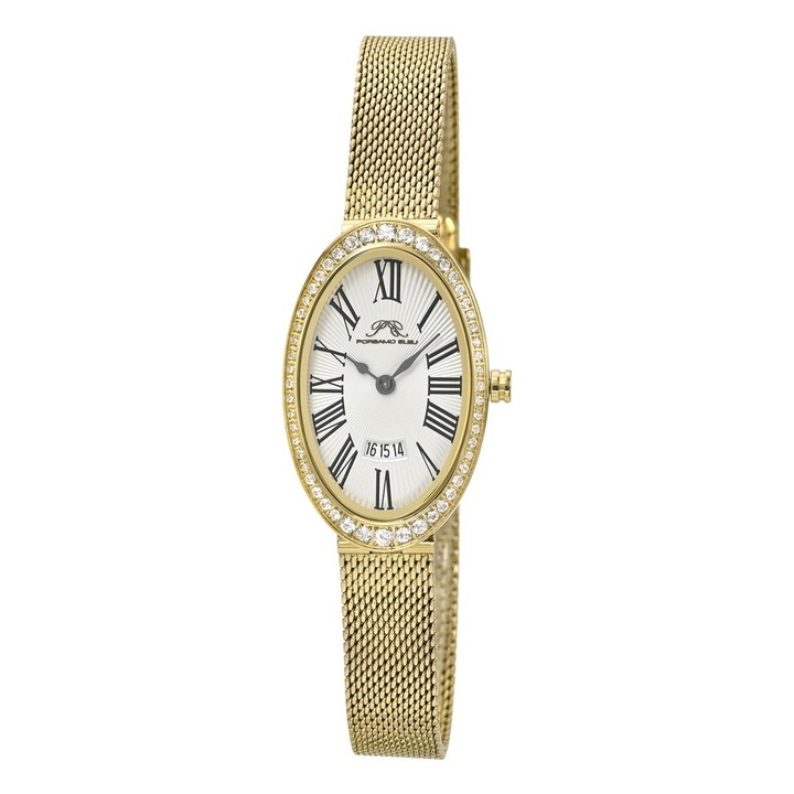 Photo: Porsamo Bleu Eloise Quartz White Dial Topaz Ladies Watch 1352BELS
