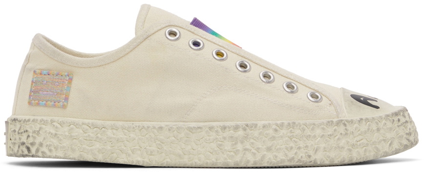 Acne Studios Off-White Ballow Rainbow Sneakers