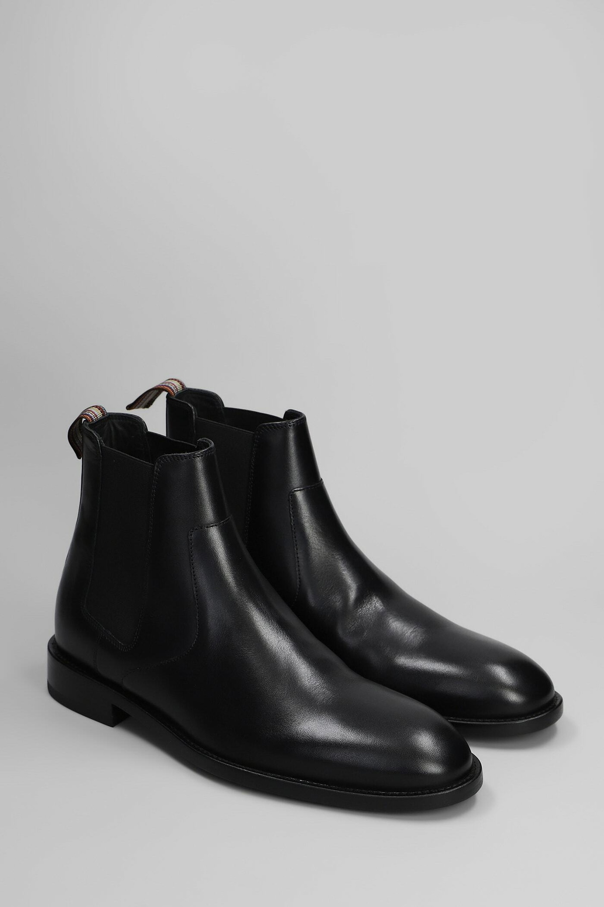 PAUL SMITH Size 12 Black Leather Lace-Up Ankle Boots Paul Smith Black Ankle Boots for Men for Sale | Shop New  main image 3