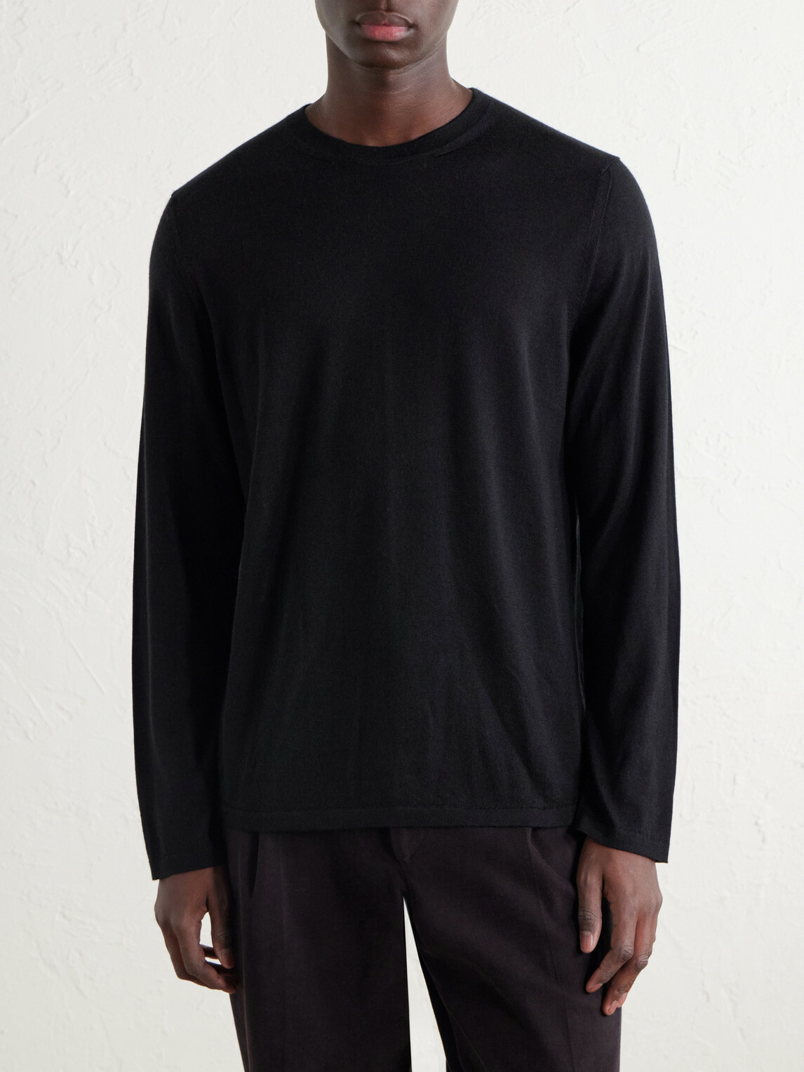 Saman Amel - Cashmere and Silk-Blend Sweater - Black