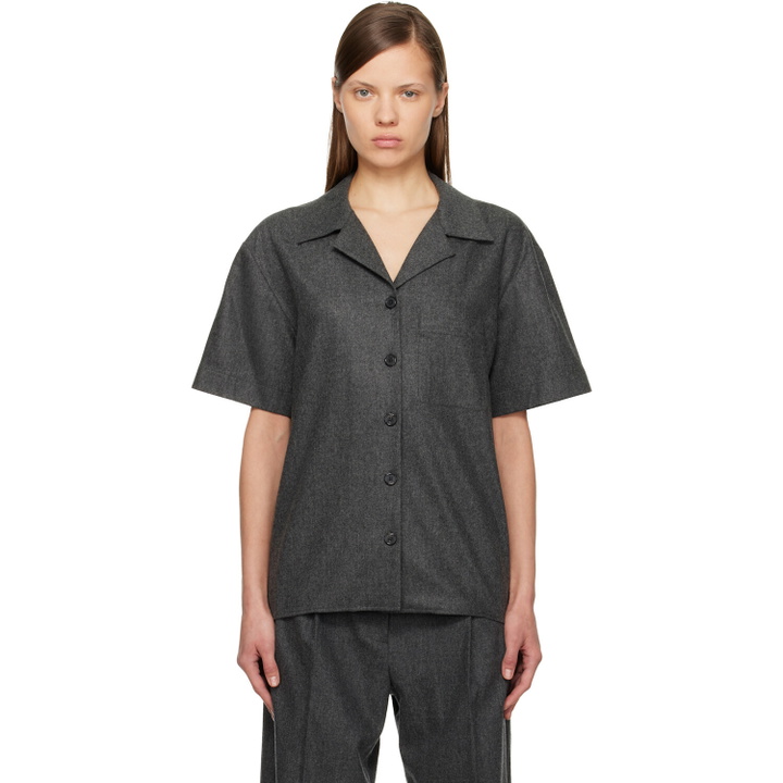 Photo: KHAITE Gray Riordan Shirt