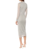 Fendi FF mesh midi dress