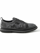G/FORE - Gallivanter PVC-Trimmed Camouflage-Jacquard Golf Shoes - Black