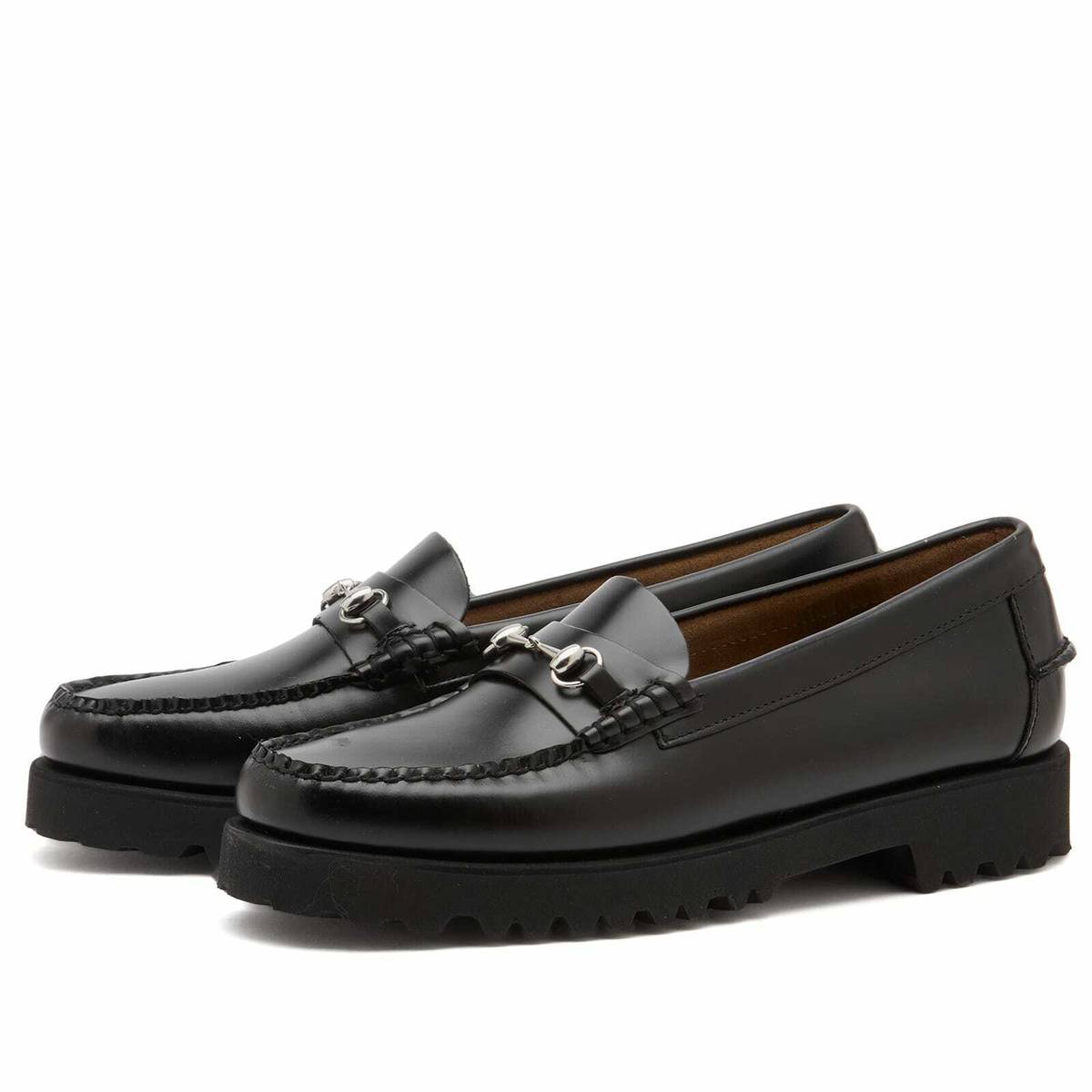 Bass Weejuns Women's 90s Lianna Loafer in Black Leather