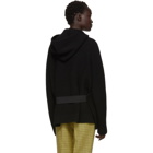 Raf Simons Black Knit Atari Hoodie