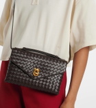 Bottega Veneta Knot Lock Intrecciato leather crossbody bag