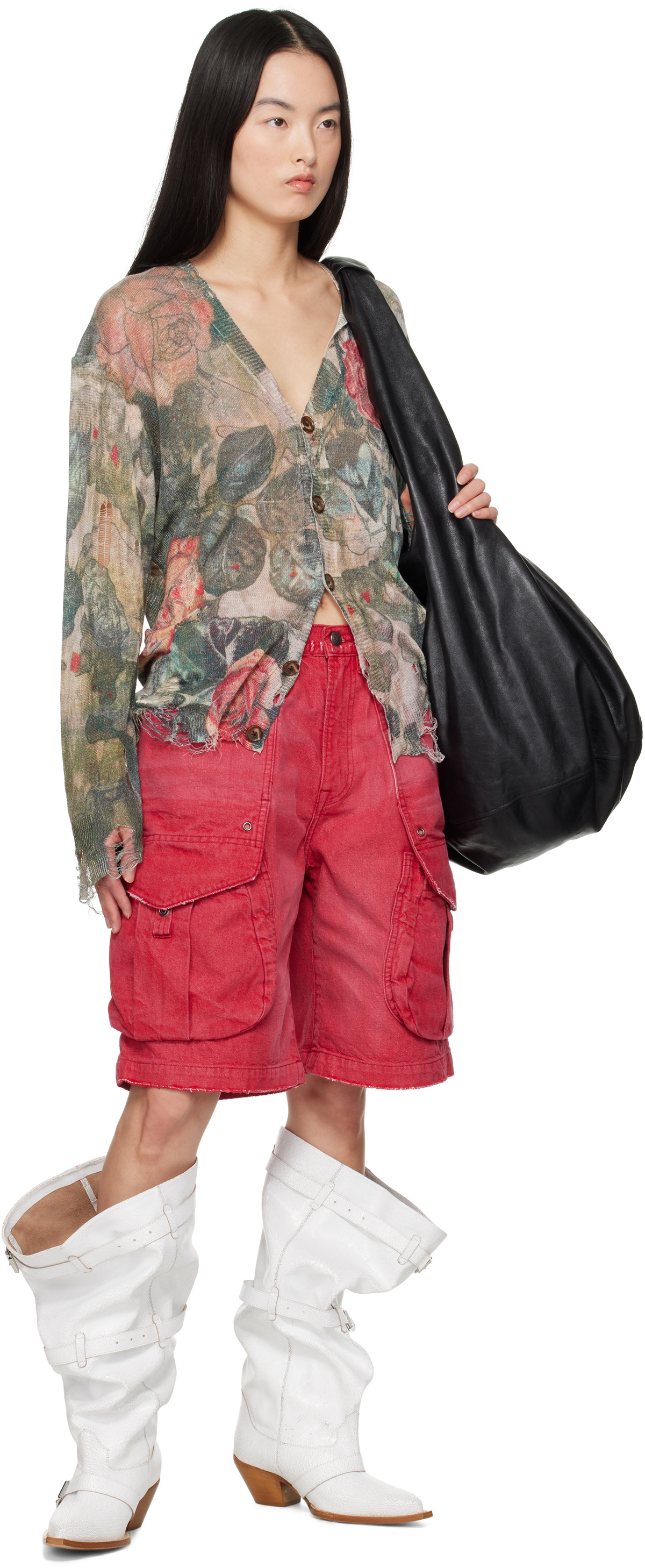 Red Front Pocket Shorts