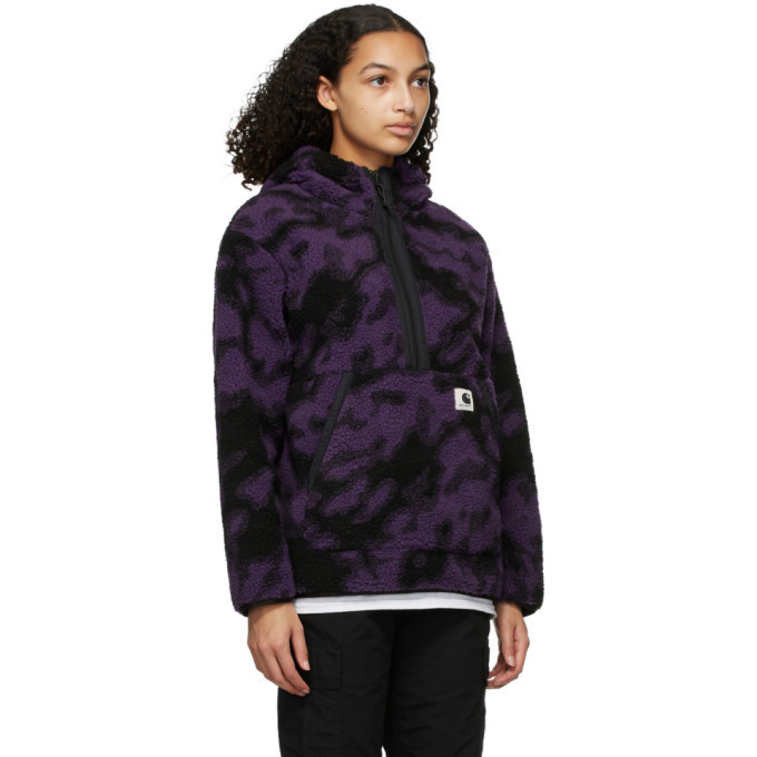 carhartt purple fleece jacket