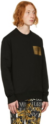 Versace Jeans Couture Black Piece Number Sweatshirt