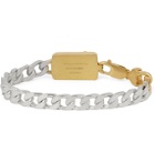 Dunhill - Sterling Silver and Gold-Tone Chain Bracelet - Silver
