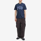 Pop Trading Company Men's Arch Logo T-Shirt in Navy