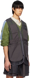 F/CE.® Gray Paneled Vest