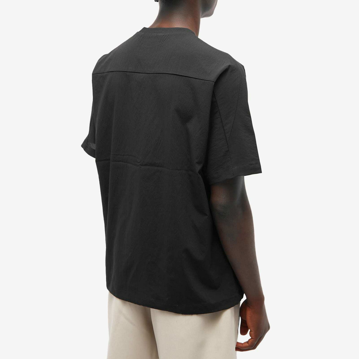 Snow Peak Men's Breathable Quick Dry T-Shirt in Black Snow Peak