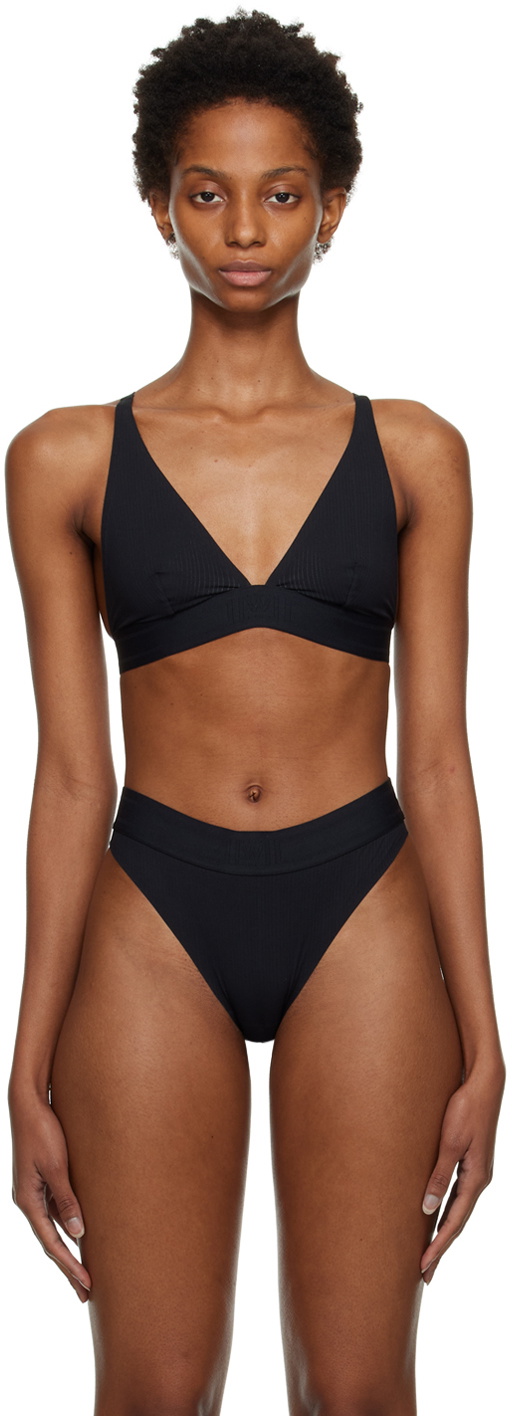 The Bare Triangle Ribbed Bra