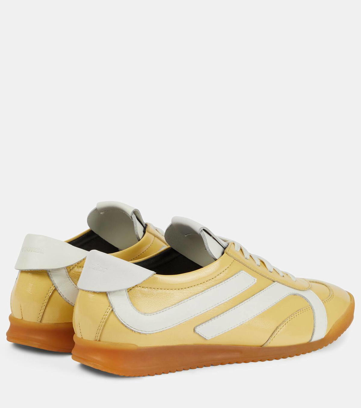 Proenza Schouler Track suede-trimmed leather sneakers