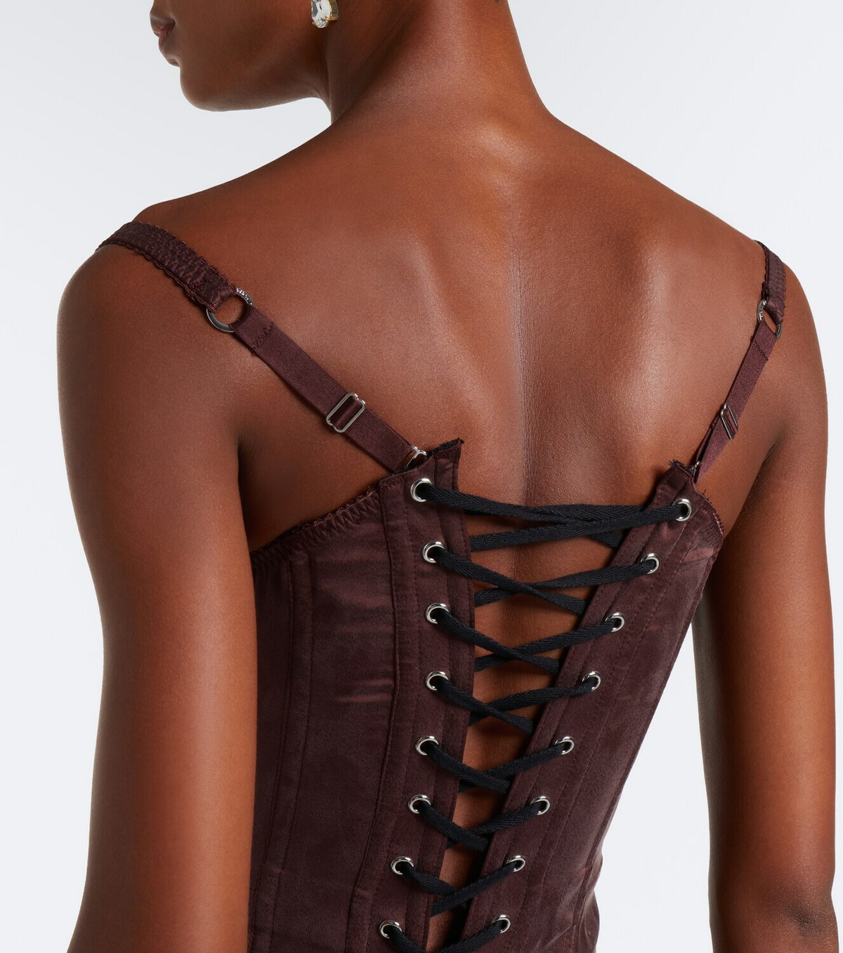 Maria Lucia Hohan Ruched corset gown