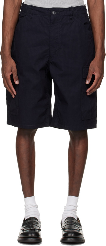 Photo: nanamica Navy Ripstop Cargo Shorts