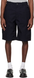 nanamica Navy Ripstop Cargo Shorts