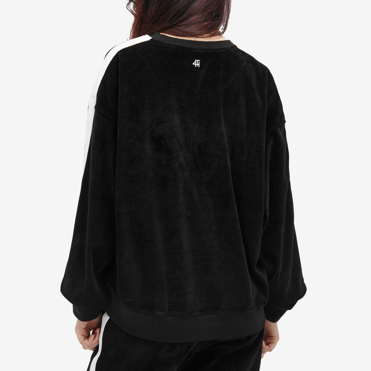 4th & Reckless Women's Cadie Velour Sweatshirt in Black