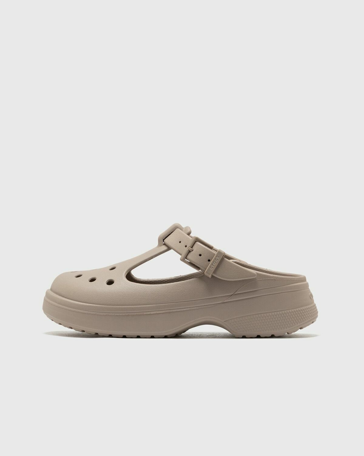 Crocs Classic Mary Jane Clog Taupe Beige Womens Sandals & Slide