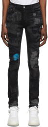 AMIRI Black Distressed Jeans