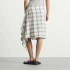 Coperni Women's Zero Waste Long Skirt in Blue Check