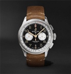 Breitling - Premier B01 Norton Limited Edition Automatic Chronometer 42mm Stainless Steel and Nubuck Watch - Black