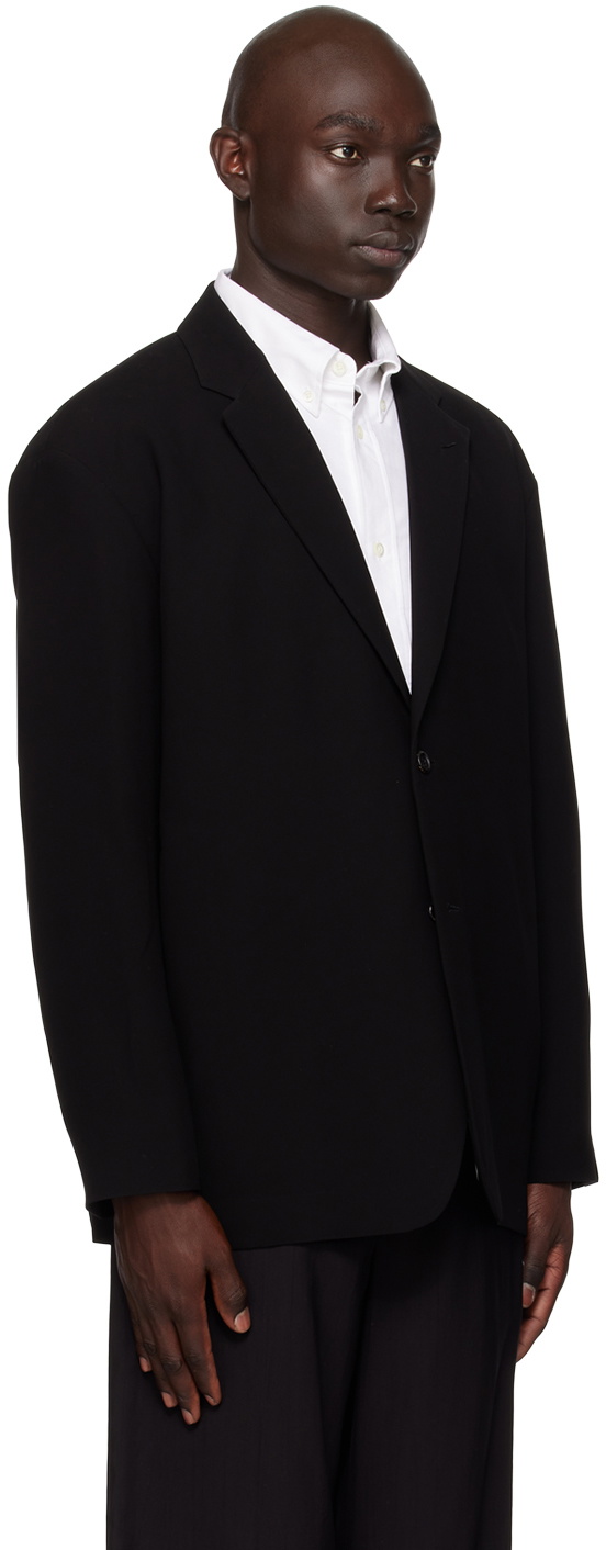N.Hoolywood Black Button Blazer
