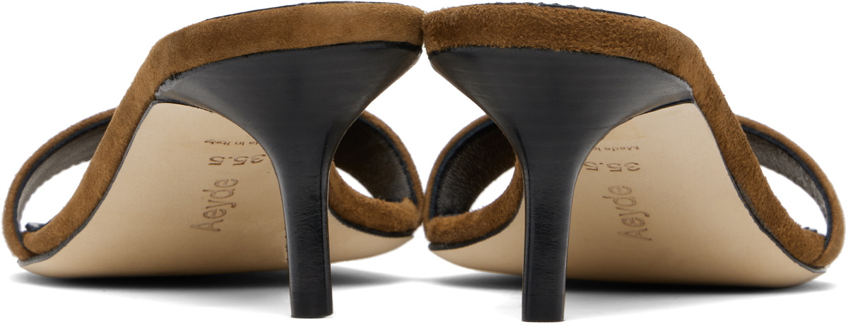 Aeyde Brown Ilvy Mules