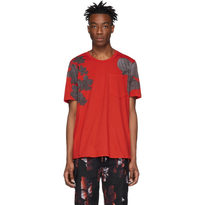 Photo: Neil Barrett Red Shadow Anemone Loose Neck T-Shirt