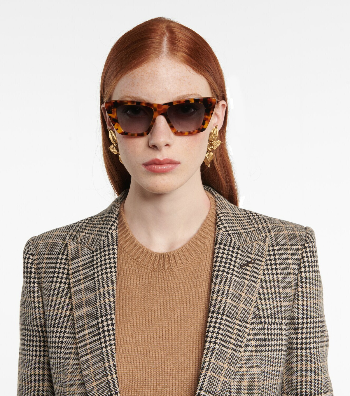 Celine Eyewear Tortoiseshell cat-eye sunglasses Celine