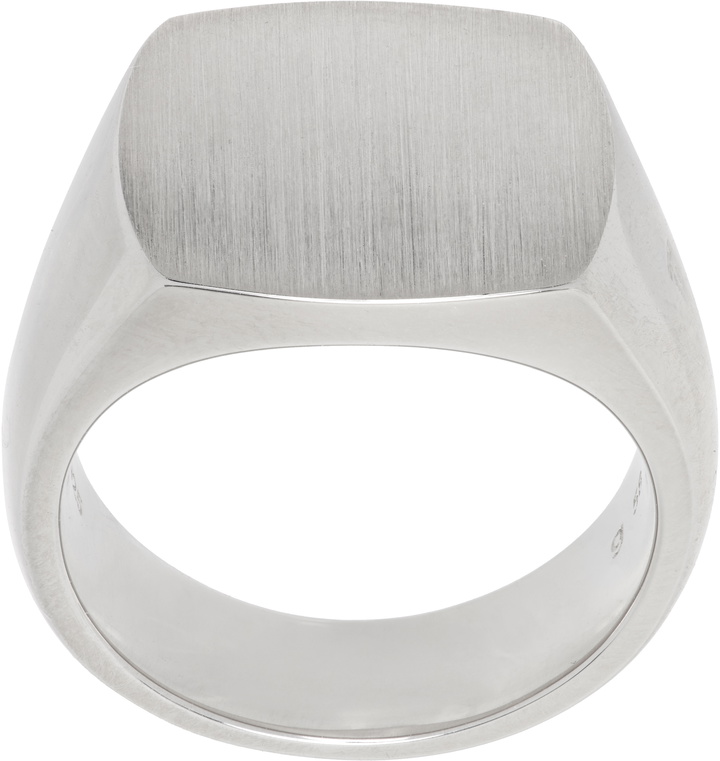 Photo: Tom Wood Silver Cushion Satin Ring