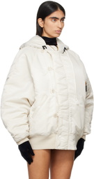 doublet Off-White Petal Mouth Hood Bomber Jacket