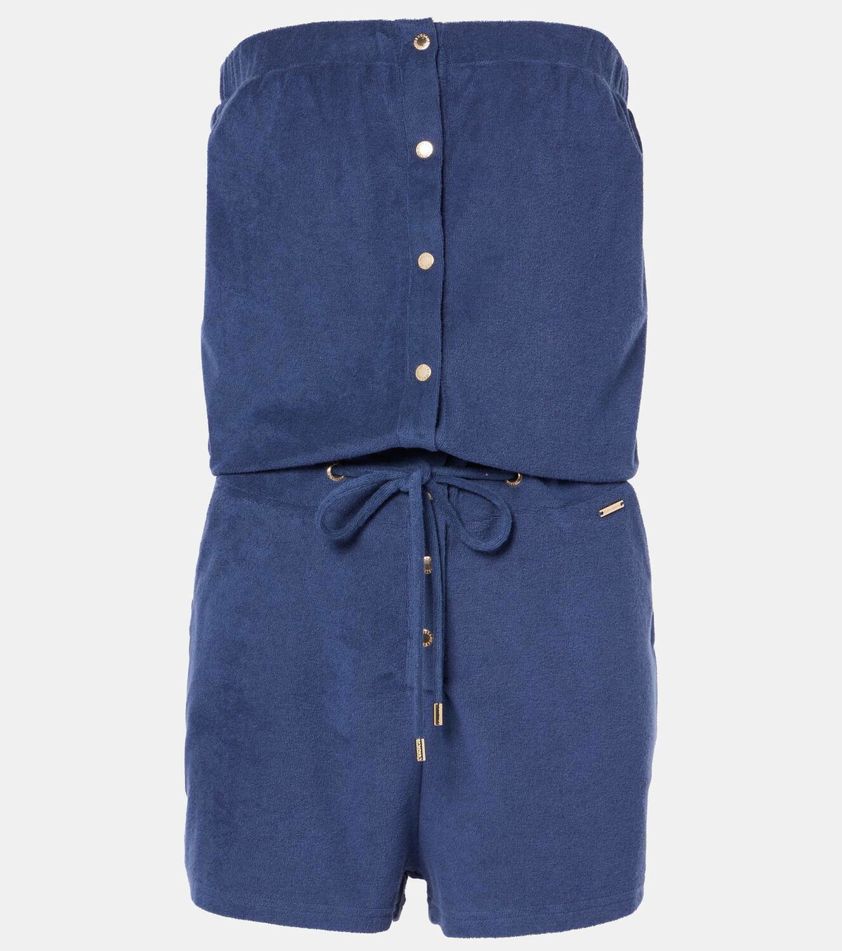 Melissa Odabash Naomi cotton-blend terry romper