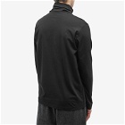 Jil Sander Men's Plus Long Sleeve Mock Neck T-Shirt in Black