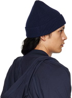 Paul Smith Navy Cashmere Beanie