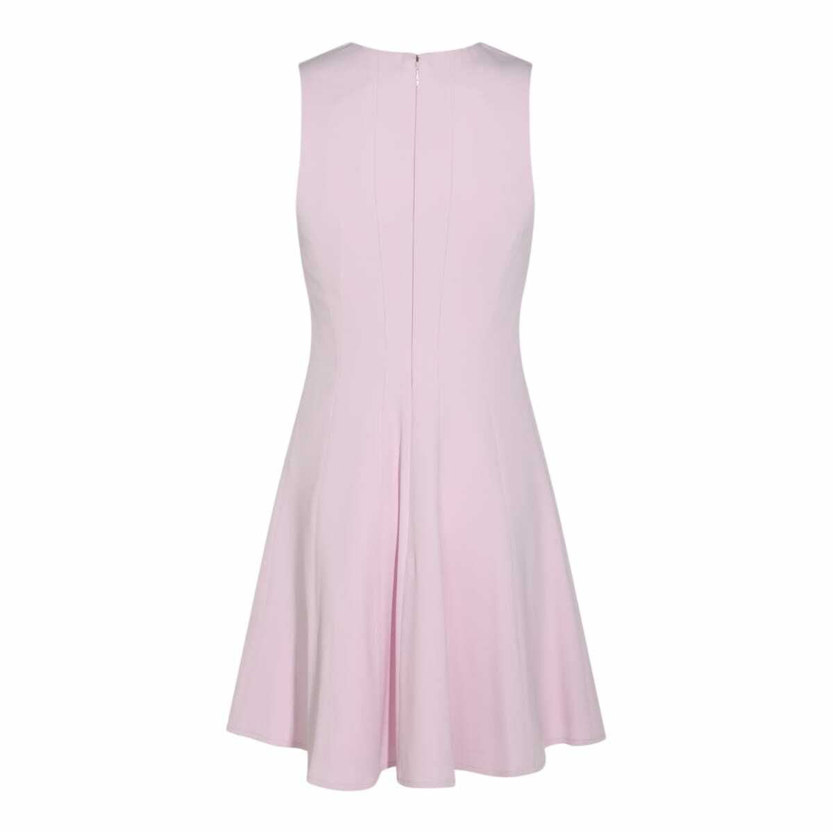 open lace back dress Khloe Ruffle Midaxi Dress -Pale Pink main image 0