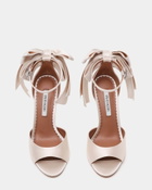 Steve Madden Bougie Heels in White Satin