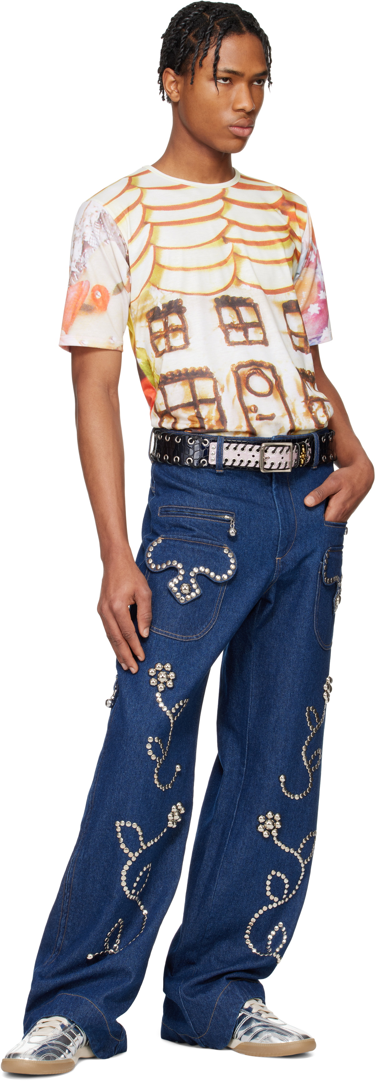 Chopova Lowena Multicolor 'Welcome Home' Short Sleeve Jersey T-shirt