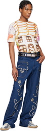 Chopova Lowena Multicolor 'Welcome Home' Short Sleeve Jersey T-shirt