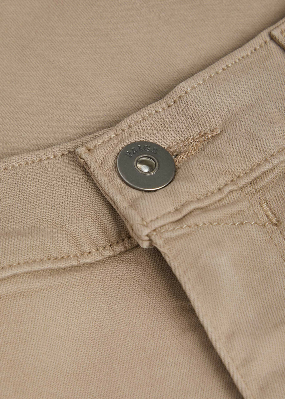 Paige Federal Slim Straight-leg Jeans Beige