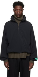 Fear of God ESSENTIALS Black Half-Zip Jacket