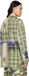 Acne Studios Green Print Shirt